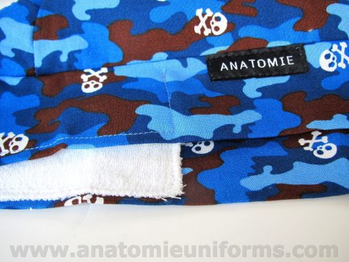 ANATOMIE BANDANA Chirurgiens Bleu Camouflage - 019